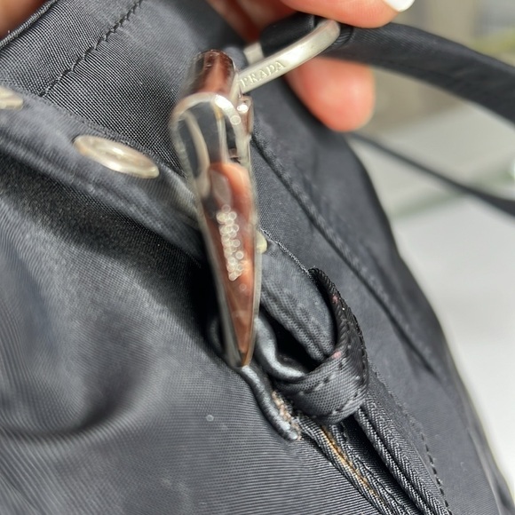 Prada Black Nylon Tessuto Lightly Structured Expandable Tote Bag - Picture 7 of 13